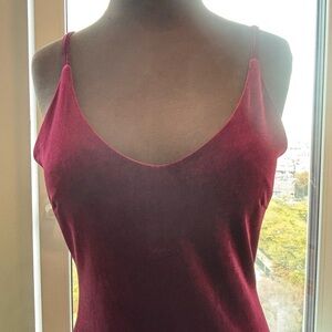 Chic Burgundy Camisole Top
